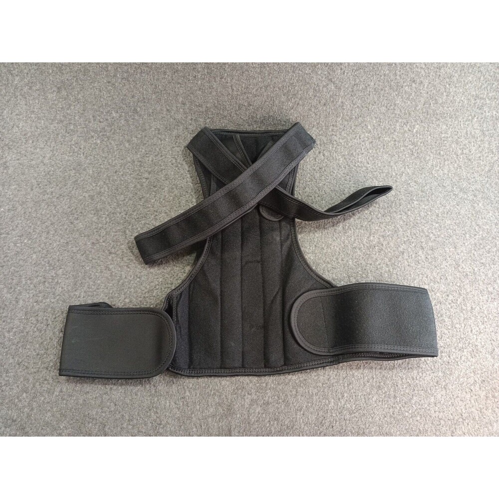 Posture Corrector Back New Adjustable Elastic Black XL Unbranded New